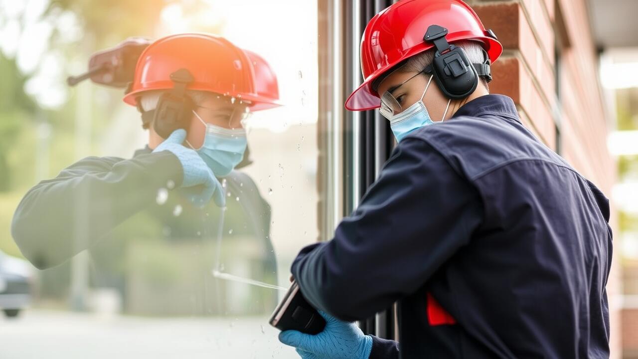 Can broken window glass be repaired?